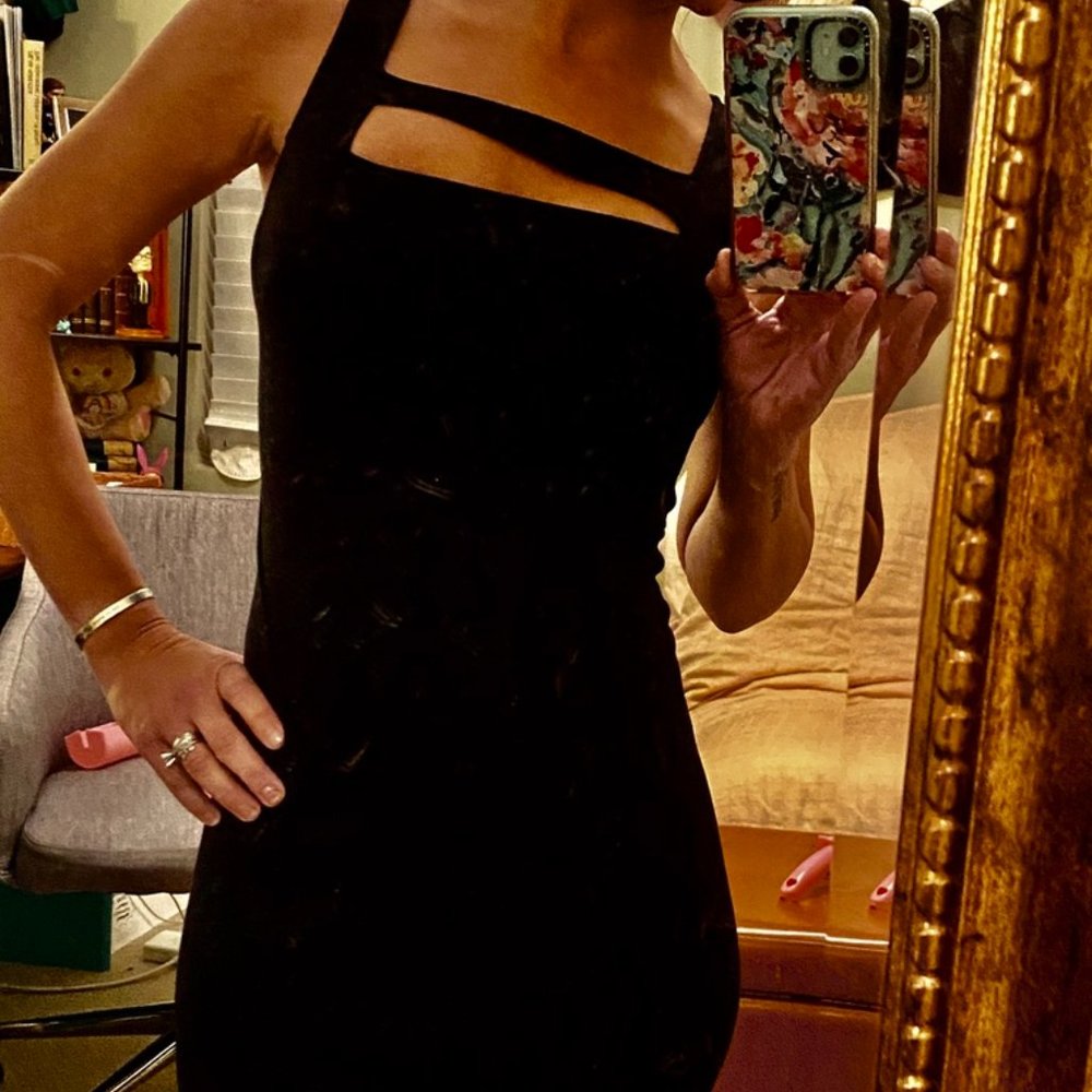 NEW WITH TAGS Helmut Lang Black Dress Petite